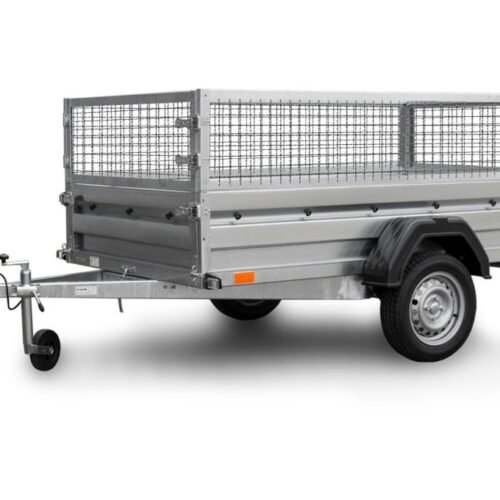 Remorque bagagère pas cher ZASLAW 235SU – 2,35 X 1,32 M GRILLAGÉE