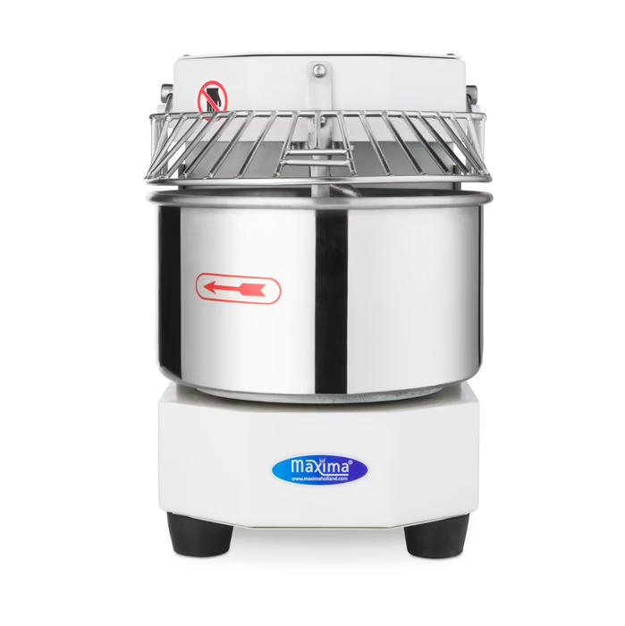 Maxima Pétrin à spirale / pétrin à pâte 8L 4,5 kg de pâte blanc – Image 2