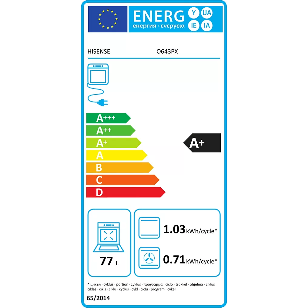 Four encastrable fonction vapeur HISENSE O643PG – Image 9