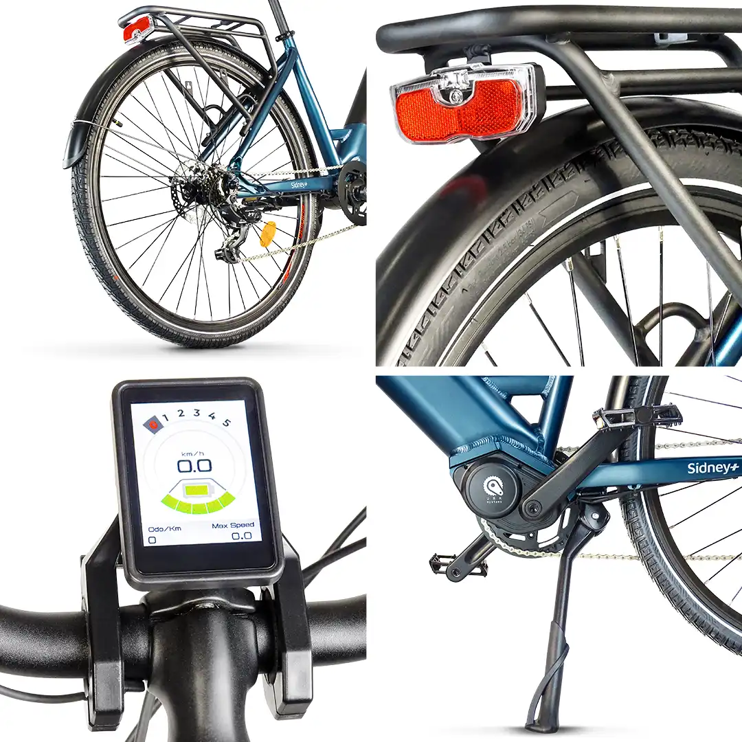 VAE de ville UrbanBiker Sidney PLUS Moteur Central – Image 7