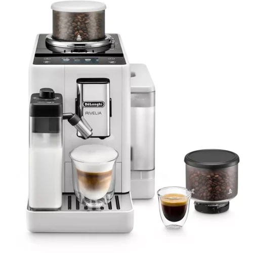 Expresso Broyeur DELONGHI FEB4455.W Rivelia Latte Blanche