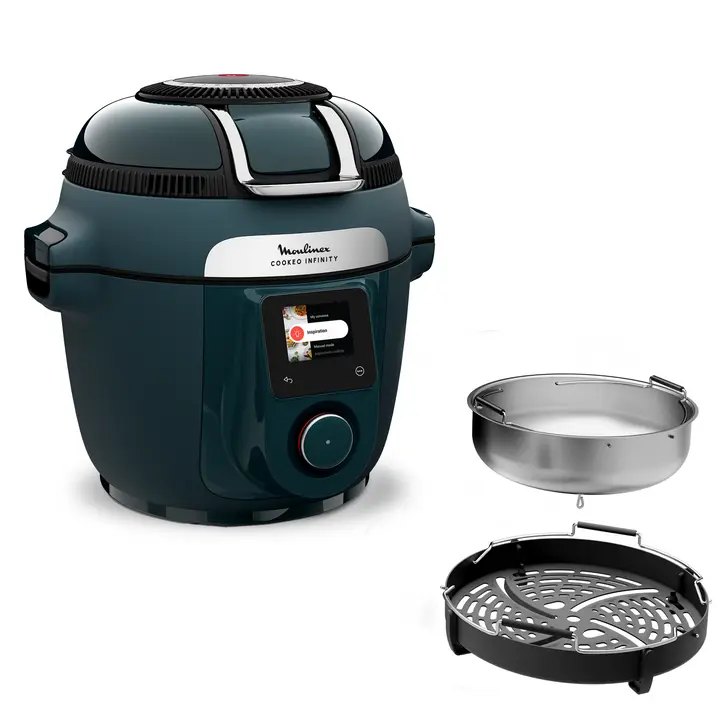 Cookeo Infinity, 17 modes de cuisson, Sans pale de mélange, Bleu Trust – Image 6