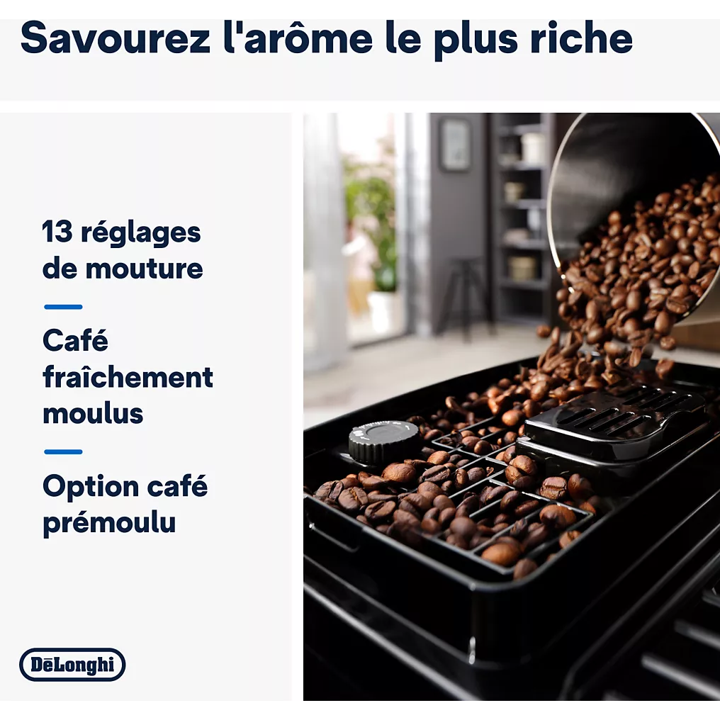 Expresso Broyeur DELONGHI FEB22.82.SB Magnifica Start Argent – Image 7
