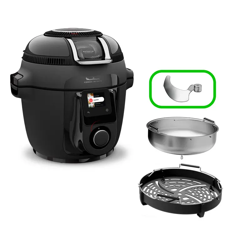 Moulinex Cookeo Infinity 20 modes de cuisson, Avec pale de mélange, Noir – Image 6