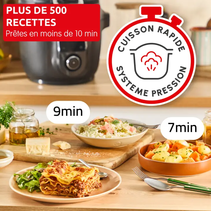 Moulinex Cookeo Infinity 20 modes de cuisson, Avec pale de mélange, Noir – Image 4