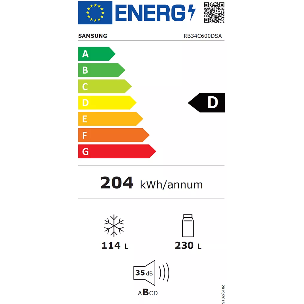 Réfrigérateur combiné SAMSUNG RB34C600DSA – Image 6