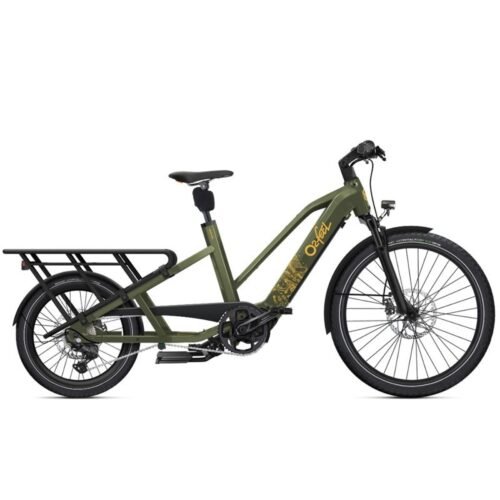 Vélo cargo électrique 2 enfants​ O2feel Equo Adventure 5.1 540 Wh Pack Family