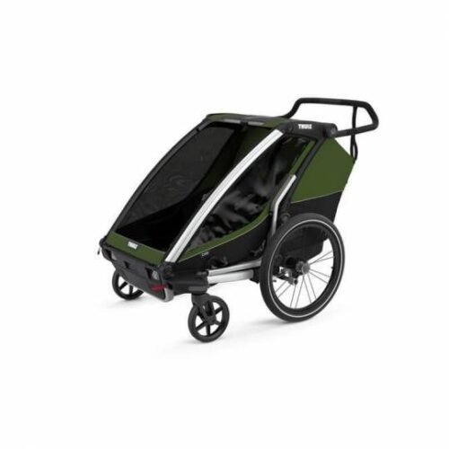 Chariot thule cab 2 Remorque Vélo pour 2 Enfants – cypress vert