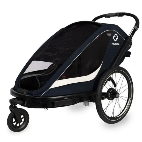 Remorque pour vélo Hamax 2 Enfants – Breeze – noir